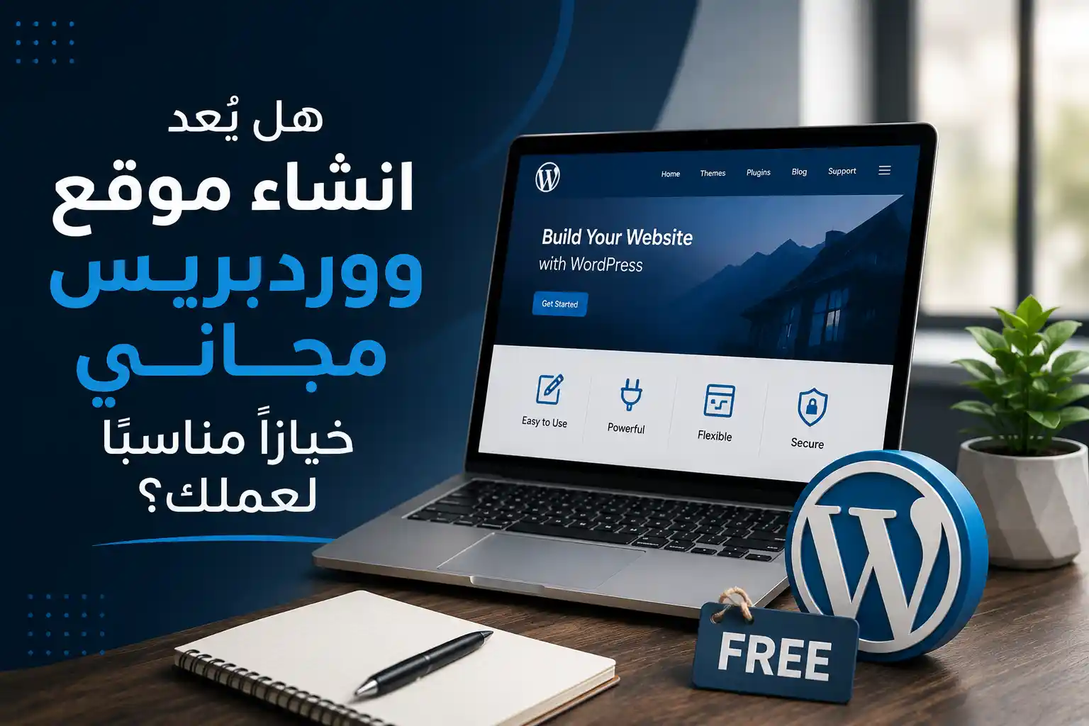 انشاء موقع من ووردبريس احترافي