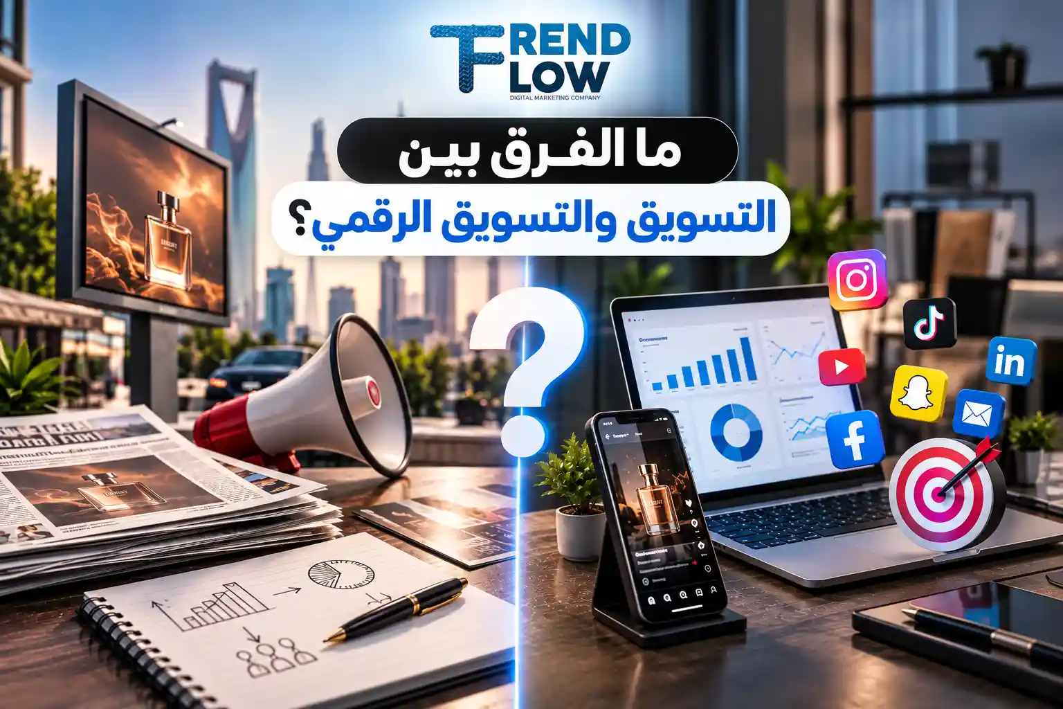 التسويق والتسويق الرقمي تريند فلو