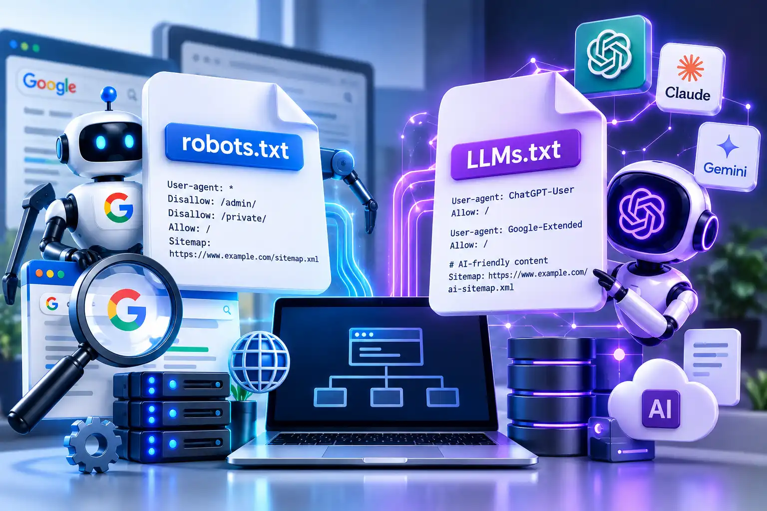 سيو سلة: الدليل الكامل لتصدر نتائج البحث بمتجرك على منصة سلة 1 ملف robots.txt وملف LLMs.txt 1